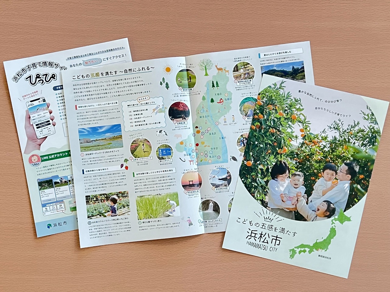 浜松市子育て情報PRリーフレット